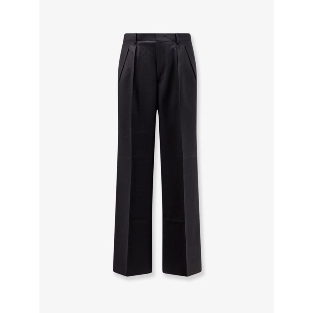 Tonywack Men Wool Blend Trousers With Frontal Pinces